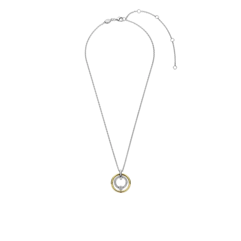 Shine Around Two Tone Necklace