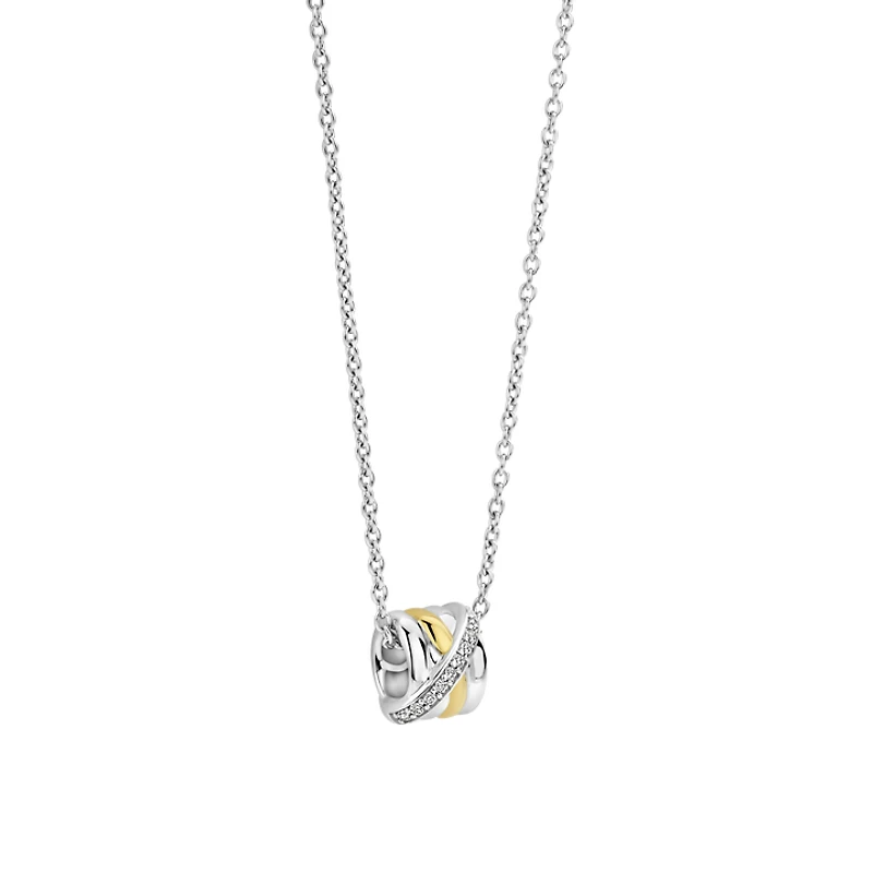 Entwined Two Tone Necklace