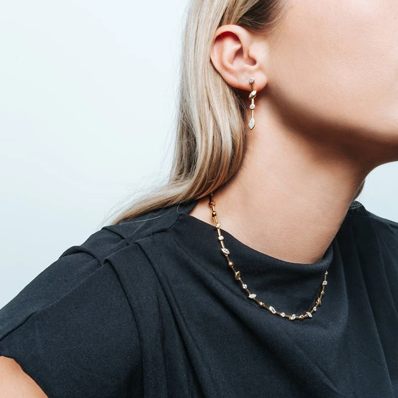 Demure Golden Necklace