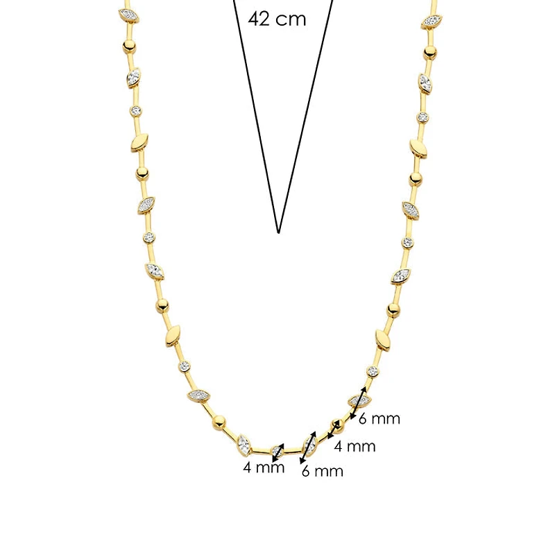 Demure Golden Necklace