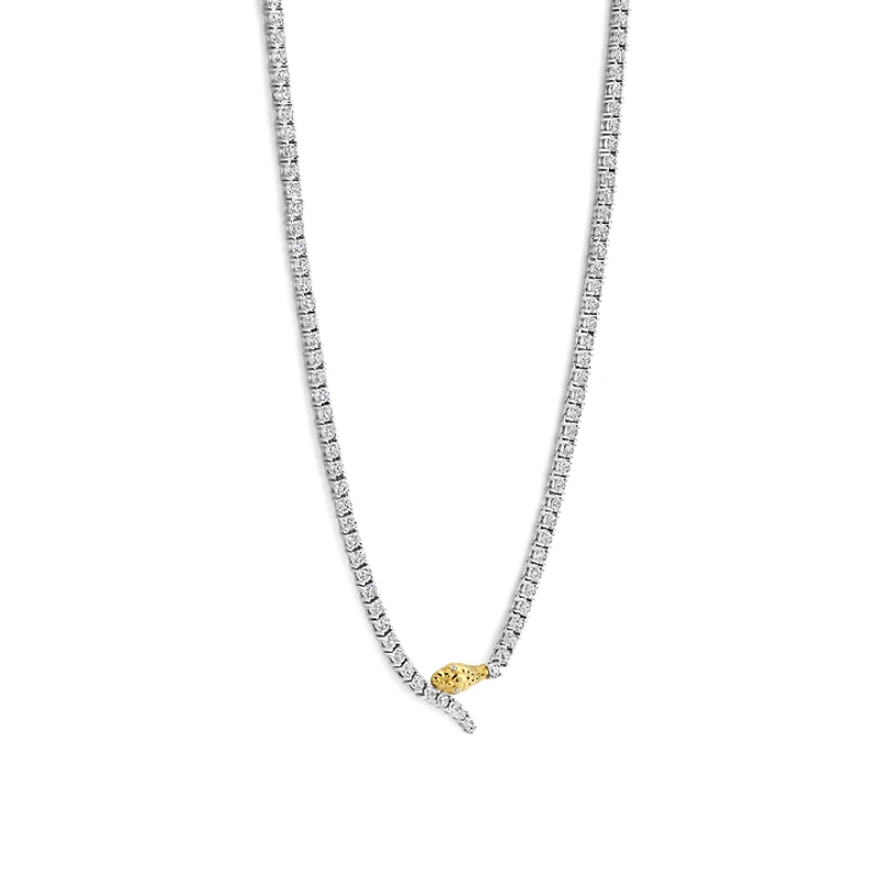 Snake Shine Tennis Necklace
