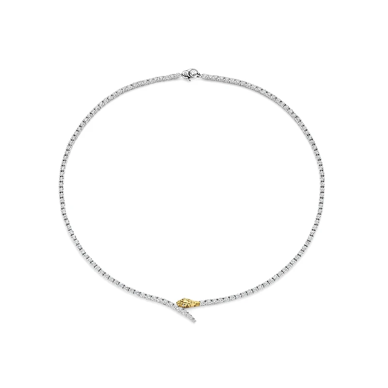 Snake Shine Tennis Necklace