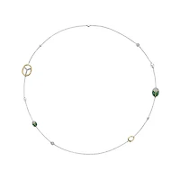 Amulet Scarab Malachite Long Necklace