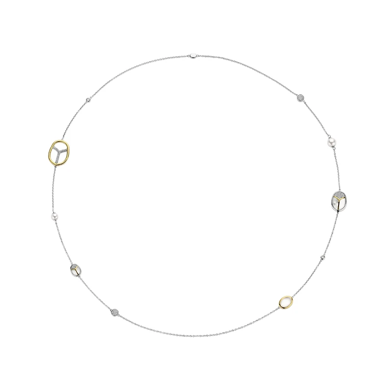 Amulet Scarab Quartz Long Necklace