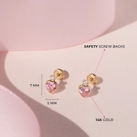 Royal Heart Kids Earrings