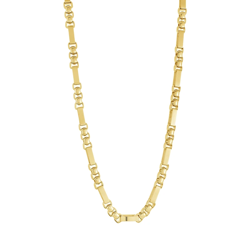 Rectangular Box 5MM Yellow Steel Chain