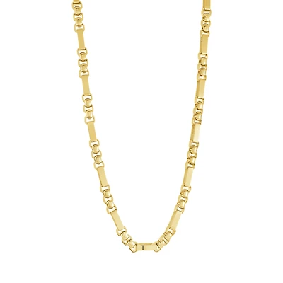 Rectangular Box 5MM Yellow Steel Chain