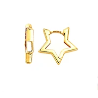 Star Huggie Earrings