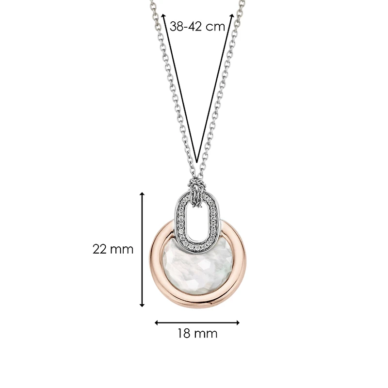 Mother Pearl Sparkle Necklace