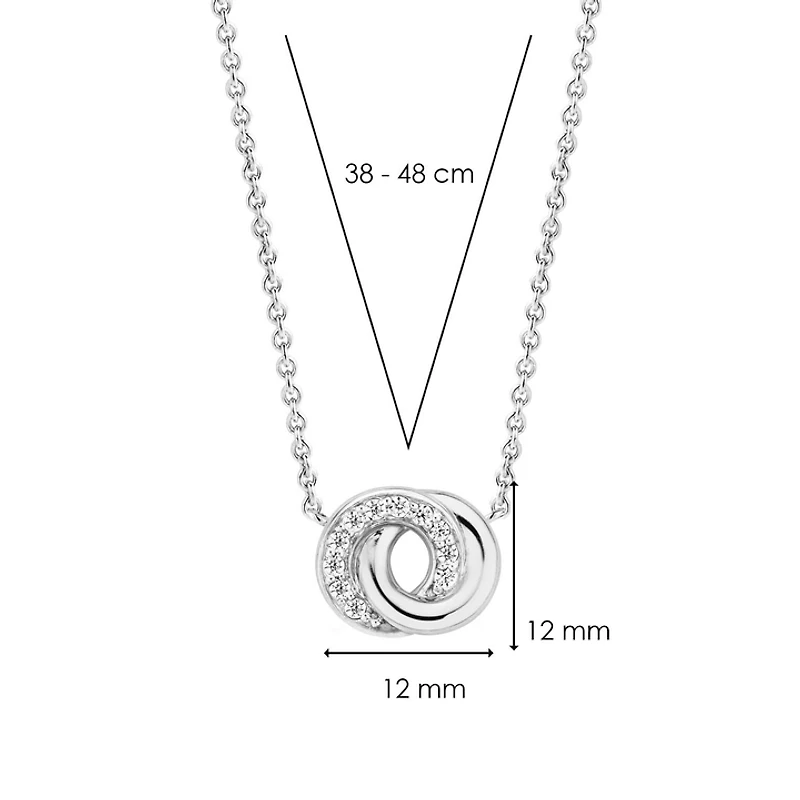 Infinite Wish Silver Necklace