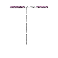 Radiant Violet 4MM Bead Necklace