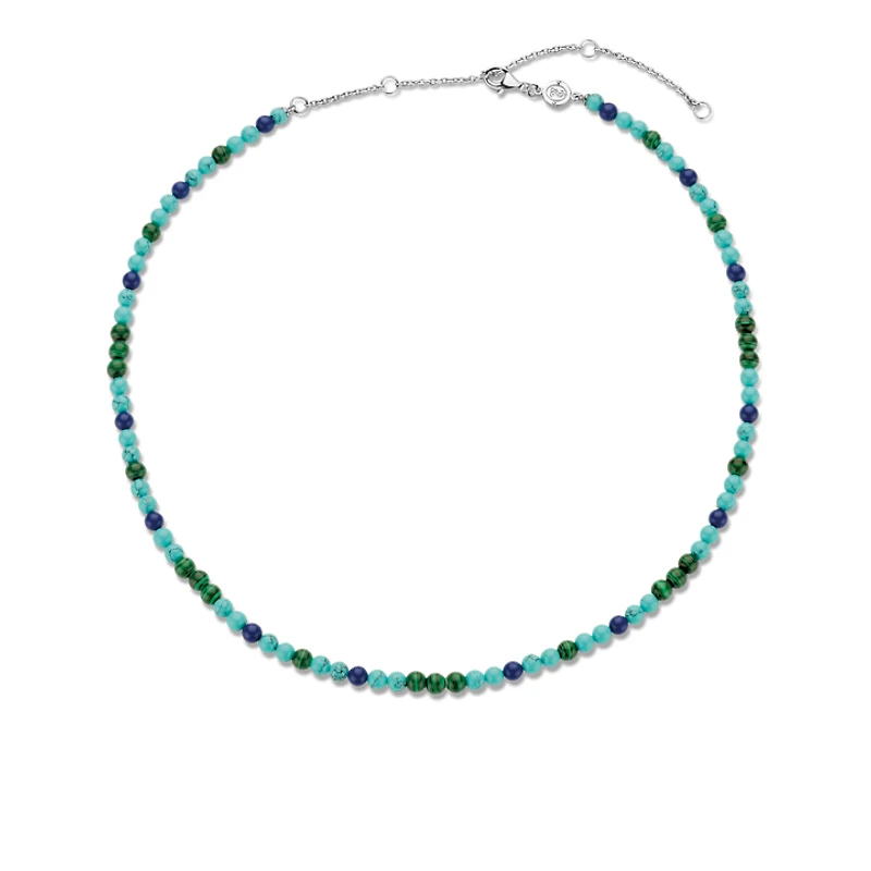Radiant Blue Paraiso 4mm Bead Necklace