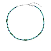 Radiant Blue Paraiso 4mm Bead Necklace