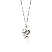 Sophisticated Snake Golden Necklace