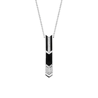 Black Onyx Arrow Necklace
