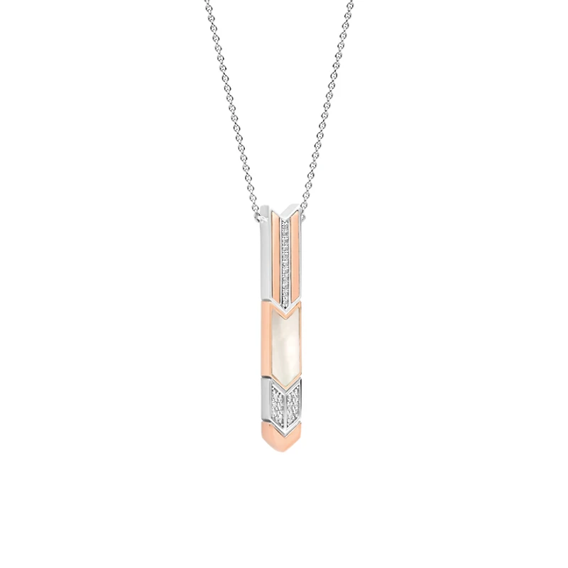 Rose/Quartz Arrow Necklace