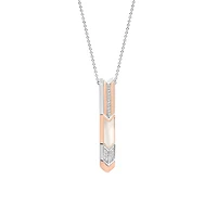 Rose/Quartz Arrow Necklace