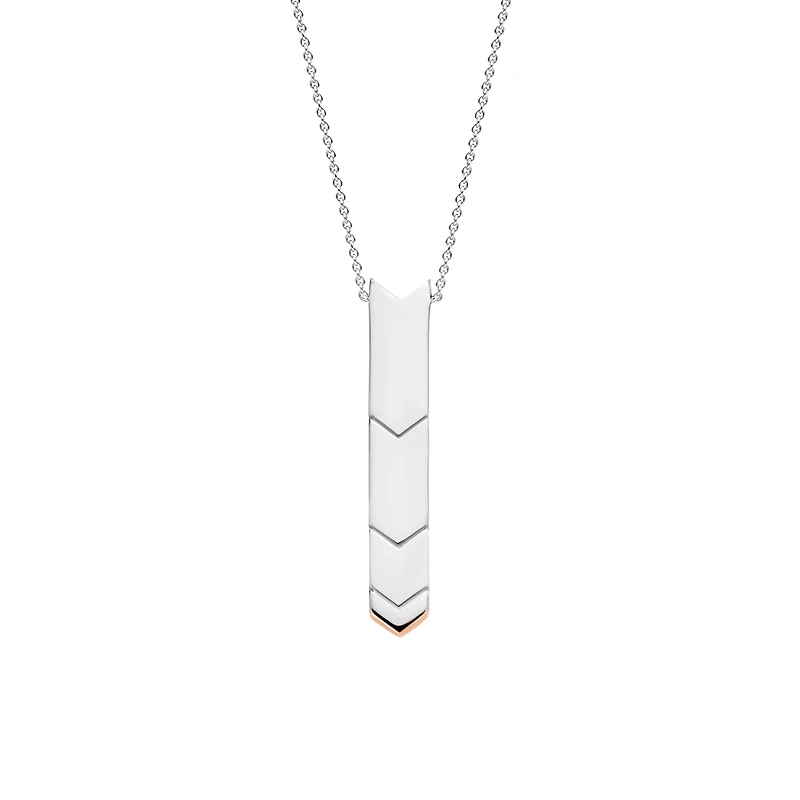 Rose/Quartz Arrow Necklace