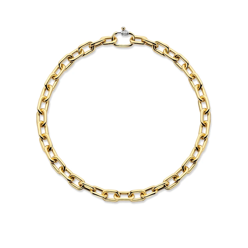 Chunky Golden Links Necklace