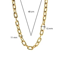 Chunky Golden Links Necklace