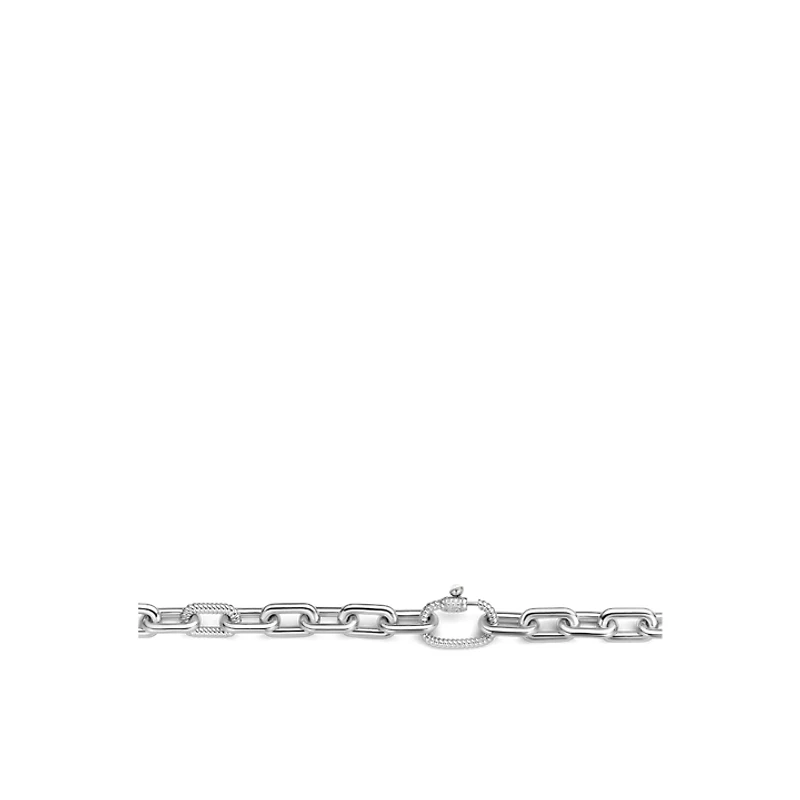 Chunky Silver Links Necklace
