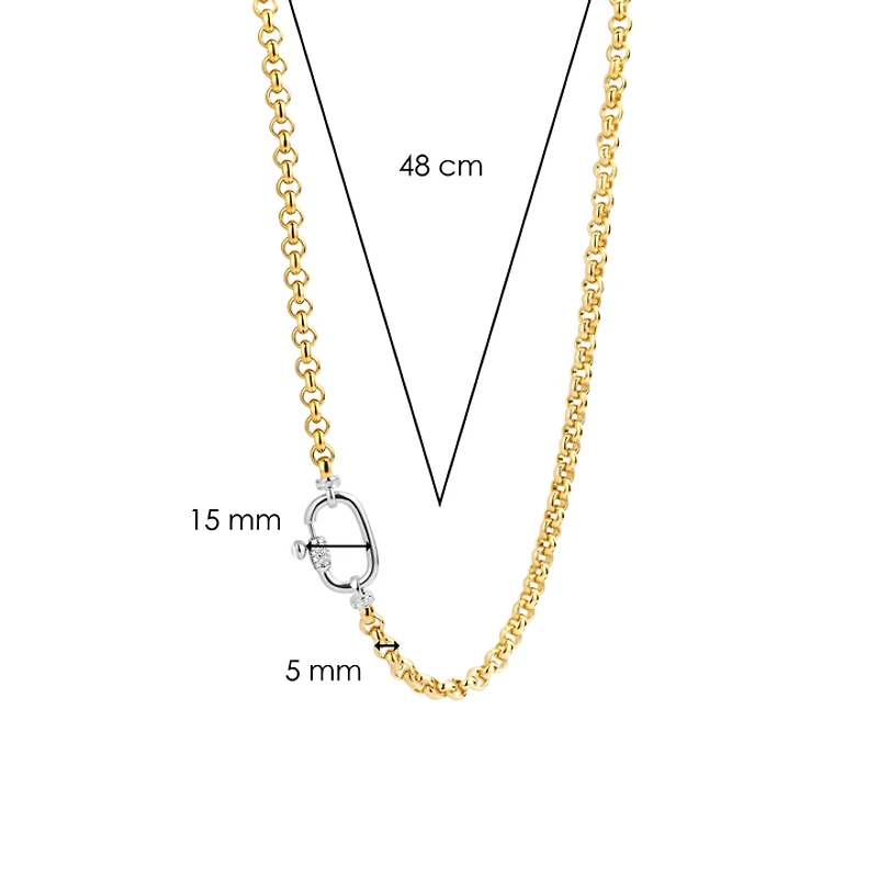 Opulent Rolo Golden Necklace