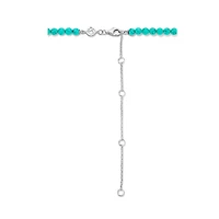 Turquoise Beads Necklace Long