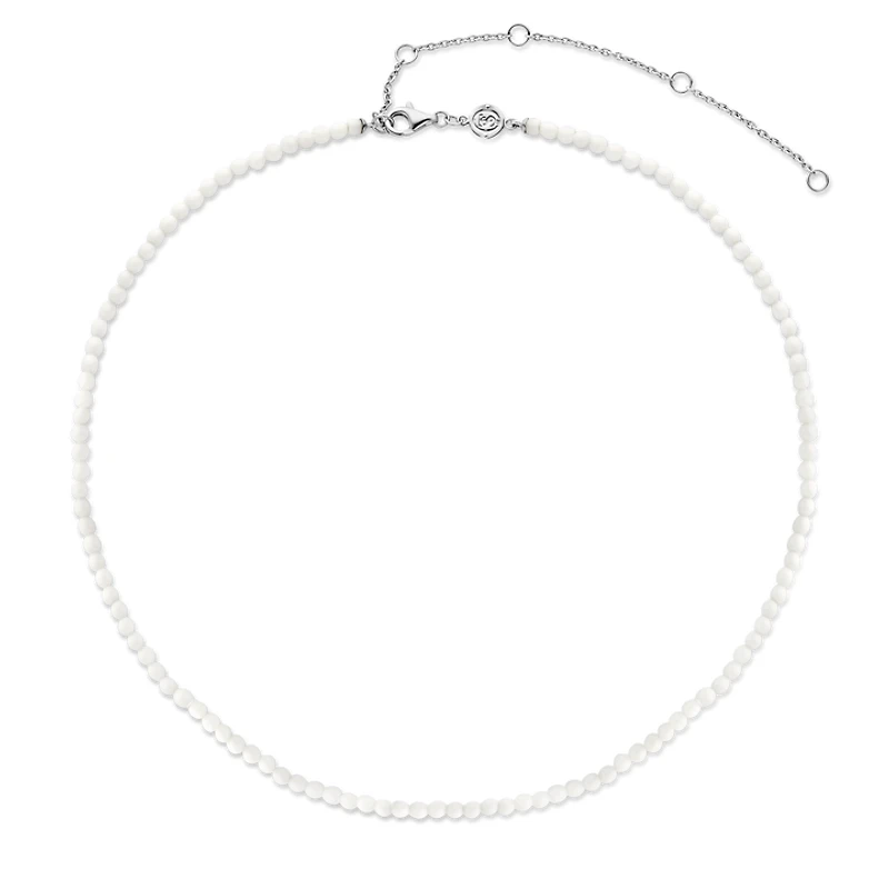 Radiant White 3mm Bead Necklace