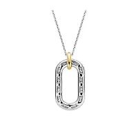 Golden Pave Link Necklace