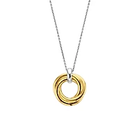 Modern Trinity Golden Necklace