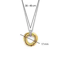 Modern Trinity Golden Necklace