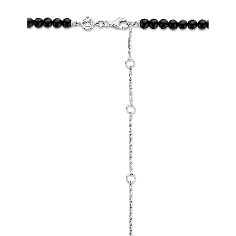 Starry Night Black Bead Necklace