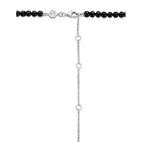 Starry Night Black Bead Necklace