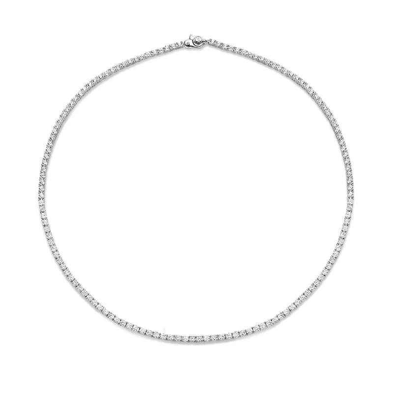 Sparkling Tennis Necklace 3MM - 17.7''