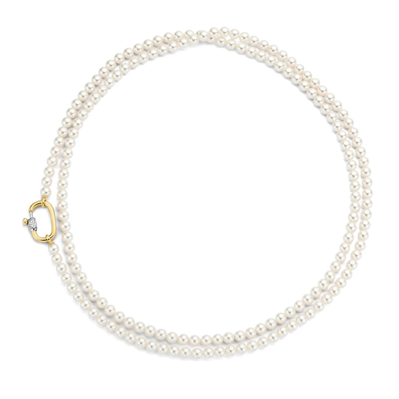 Modern Pearl Necklace 43''