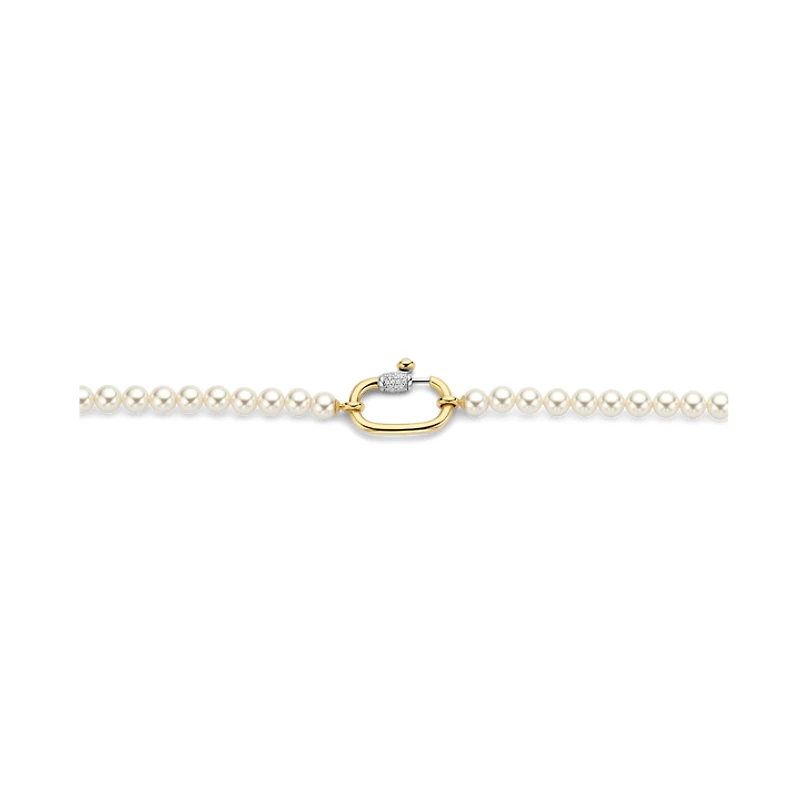 Modern Pearl Necklace 43''