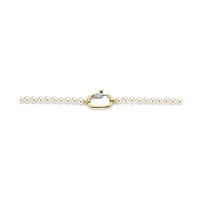 Modern Pearl Necklace 43''