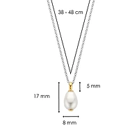 Baroque Pearl Drop Necklace