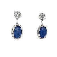 My Amazon Earrings w/ Lapis Stone