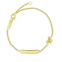 Engravable Butterfly Kids Valentino Bracelet