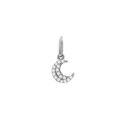 Mini Moon Diamond Pendant