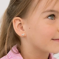 Kids Dog and Bone Earrings