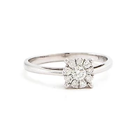 .24ct Diamond Round Illusion Engement Ring