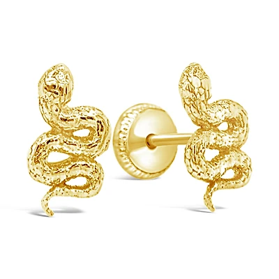Snake Stud Earrings