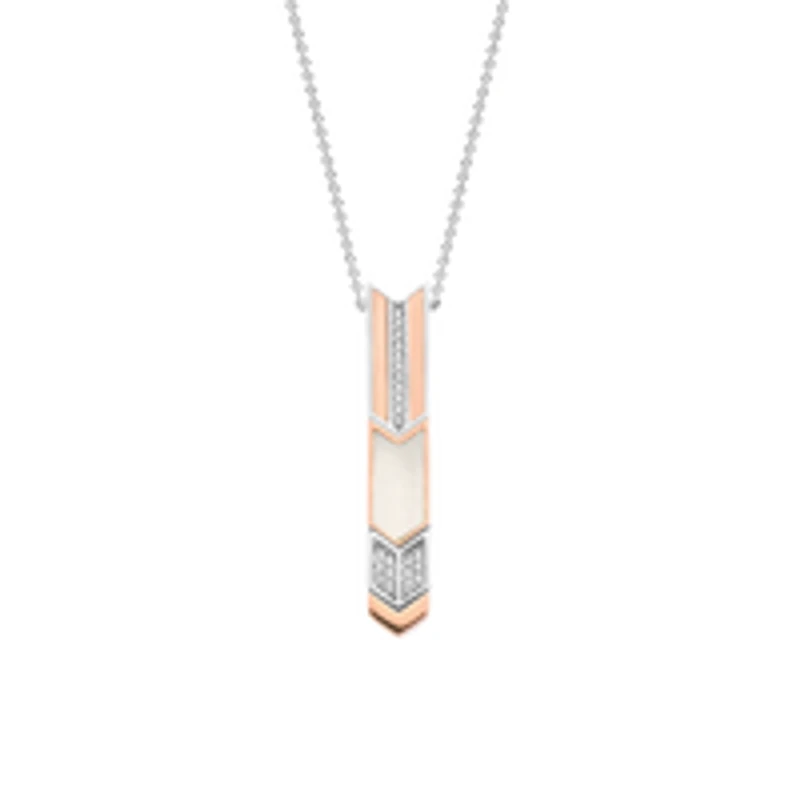 Rose/Quartz Arrow Necklace