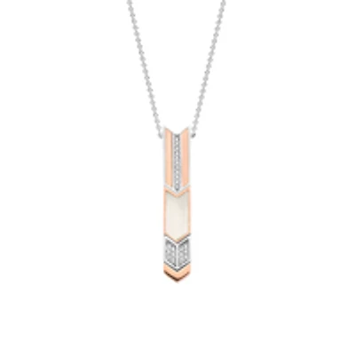 Rose/Quartz Arrow Necklace