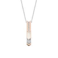 Rose/Quartz Arrow Necklace