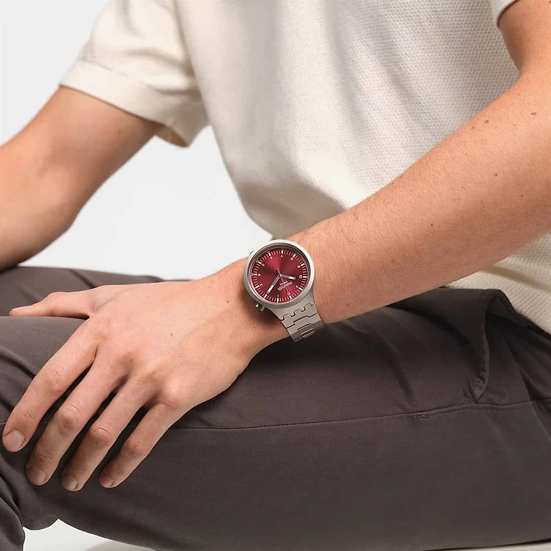 Scarlet shimmer 45MM Watch