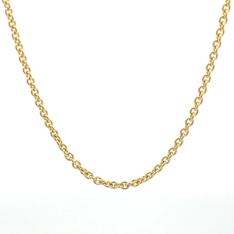 Oval 2.5MM Solid Chain