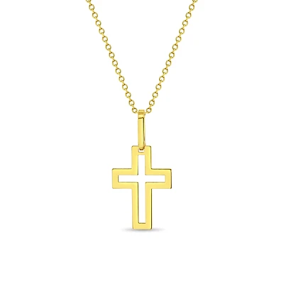 Open Cross Kids Necklace